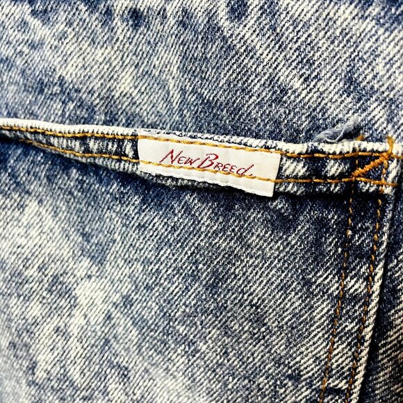 Womens Overall Denim Jean Dress New Breed  Adjustable Staps Size S u - Picture 5 of 5